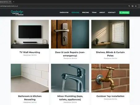Website designed to convert leads